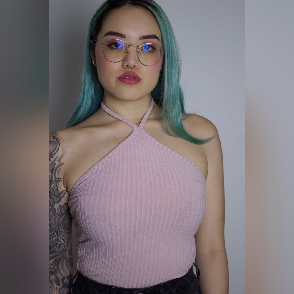 Pink Halter Top